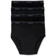 thumbnail image 2 of Men's Jockey 4-pack Classic Low-Rise Briefs Color: Black Size: 36, 2 of 4