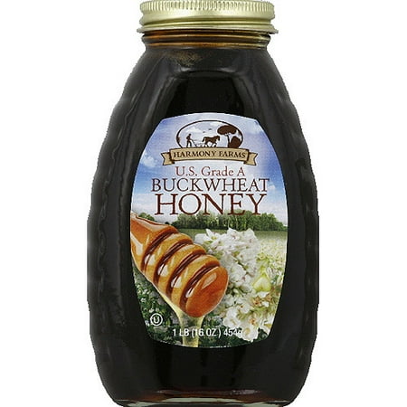 - Harmony Farms Buckwheat Honey, 16 oz, (Pack of 6)
