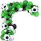 thumbnail image 2 of Kit de globos para fiestas de cumpleaños, fútbol, 84 unidades, lámina de látex verde, 2 of 4