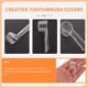 thumbnail image 5 of GOOHOCHY 10 fundas para cabezales de cepillo de dientes y accesorios para cepillos de dientes eléctricos (transparentes), 5 of 7