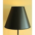 thumbnail image 3 of 7x14x11 Bold Black with True Gold Lining Hard Back Empire Lampshade, 3 of 6