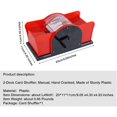 thumbnail image 4 of Barajador de cartas manual con manivela de plástico resistente para el hogar o el entretenimiento esquí esquí Gafas de esquí, 4 of 5