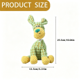 thumbnail image 3 of Indestructible Dog toys,Squeaky Chew Toy Durable Plush Dog Toys for Aggressive Chewers,Chew-resistant, for Small Medium Large Dogs Puppy Teething Toys 10.04" D, 3 of 7