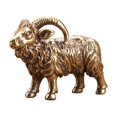 thumbnail image 1 of Escultura de cabra de latón, oveja en miniatura, simulación de , artesanías pequeñas, escultura de Animal, estatuilla de oveja de cobre para, 1 of 9