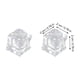 thumbnail image 2 of FENGGUIQU 50Ud Cubos De Hielo Artificial Para De Jarrones Y Con Acrílico Transparente, 2 of 5
