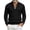 Black, variant on StSilkitty Mens Long Sleeve Sweatshirts Textured Crew Neck Button Sweatshirt Lightweight Fashion Pullover Shirts