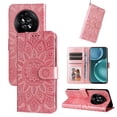 thumbnail image 3 of Funda tipo cartera GANGXUN para Honor Magic 4 , diseño girasol, cuero PU, soporte, cierre magnético, tarjetero, 3 of 5