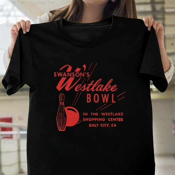 Swanson's Westlake Bowl Daly City CA Vintage Bowling Alley Retro Unisex T-Shirt, up to size 5XL