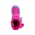 thumbnail image 4 of Rugged Bear Little Kids Girls Snow Boots with Zip-up and Pon Pon Ornamented Closure, 4 of 7