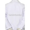 thumbnail image 6 of 6PC BABY TODDLER BOY WEDDING FORMAL PAISLEY TAIL TUXEDO STOLE WHITE S-7 (0M-7yr), 6 of 6