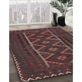 thumbnail image 3 of Ahgly Company Machine Washable Indoor Square Traditional Rosy-Finch Purple Area Rugs, 4' Square, 3 of 7