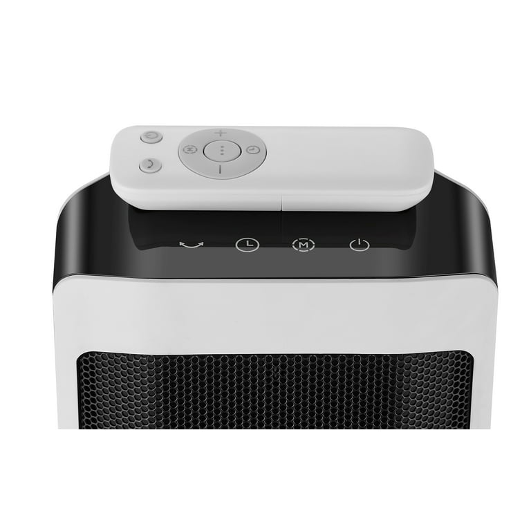 Better Homes u0026 Gardens 23 Electric Tower Ceramic Heater, LED Display u0026  Remote Storage, White - Walmart.com