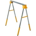 thumbnail image 2 of Adjustable Height Sawhorse 2-Pack, Heavy Duty Steel Folding Stand, Perfect for Garage and Workshop Projects, 2 of 10