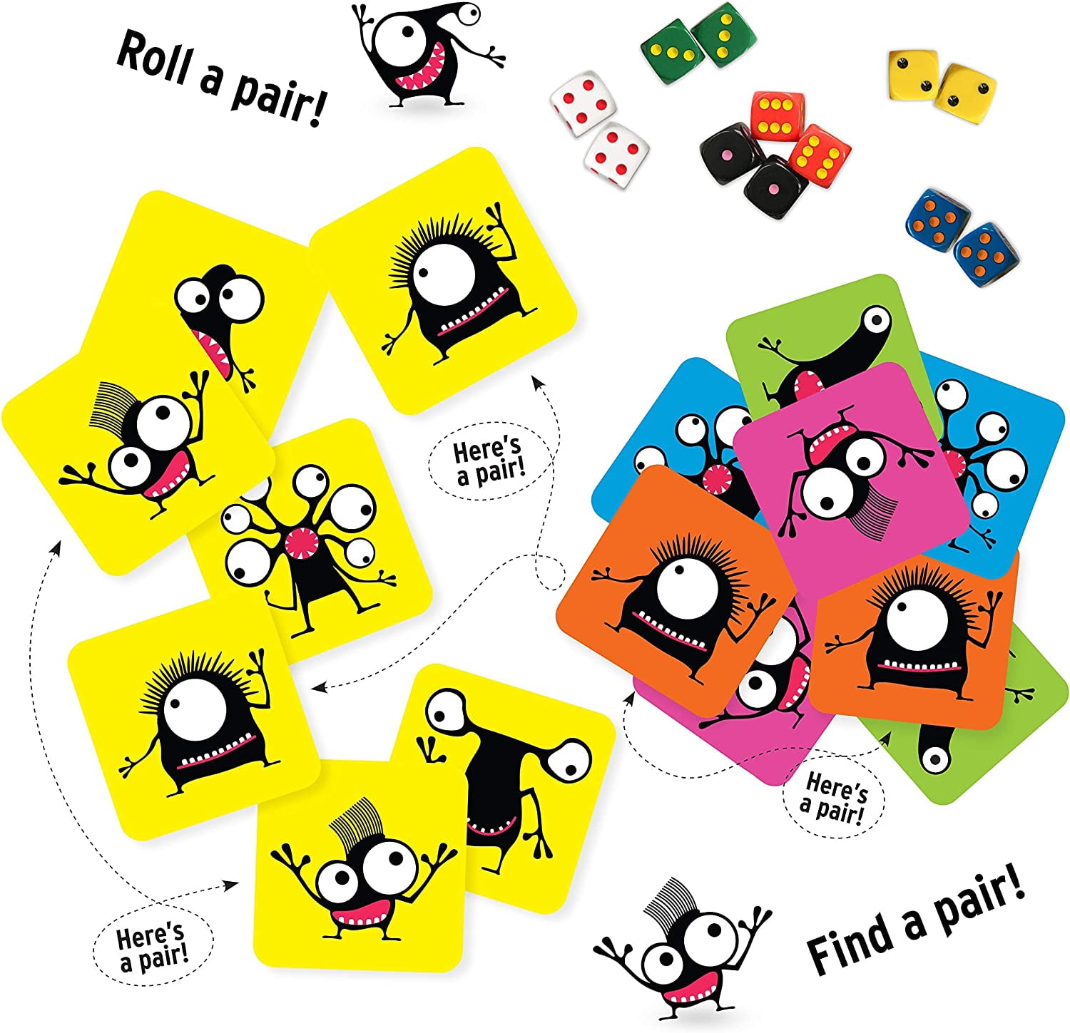 TENZI PAIRZI - The Fast, Fun Card Matching Family and Party Game with a Twist - for Ages 6 to 96 - 2 to 6 Players