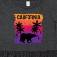thumbnail image 4 of Inktastic California Sunset Vacation Beach Girls Toddler Dress, 4 of 5