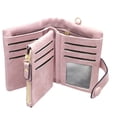 thumbnail image 1 of BEMS-1pcs Cartera de cuero para mujer, pulsera para mujer, cremallera de gran capacidad, 1 of 5