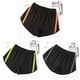 thumbnail image 1 of TFixol Pantalones cortos deportivos para hombre Rayas reflectantes Bolsillos con cremallera Elástico de secado rápido, 1 of 8