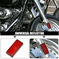 thumbnail image 2 of Unique Bargains 8 Pcs Rectangular Stick-on Safety Spoke Reflective Self Adhesive Reflector for Motorcycle Red, 2 of 6
