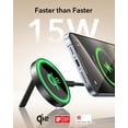 thumbnail image 2 of Cargador inalámbrico ESR HaloLock Qi2 15W para iPhone y AirPods, 2 of 9