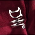 thumbnail image 4 of Adjustable Copper Cat Ring With Tangled Brushed Silver Finish Unisex Animal Jewelry For Everyday Wear European, 4 of 4