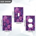 thumbnail image 2 of Light Switch Cover Switch Plate Outlet Cover Plug Cover for Electrical Toggle Switch Lavender Bohemian Pattern, 2 of 6
