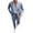 Blue, variant on Men's Slim Fit Lightweight Casual Blazer Jacket Pants 2 Piece Set 2 Button Sport Coats Suit for Groom Groomsman Wedding Business Blue XXL