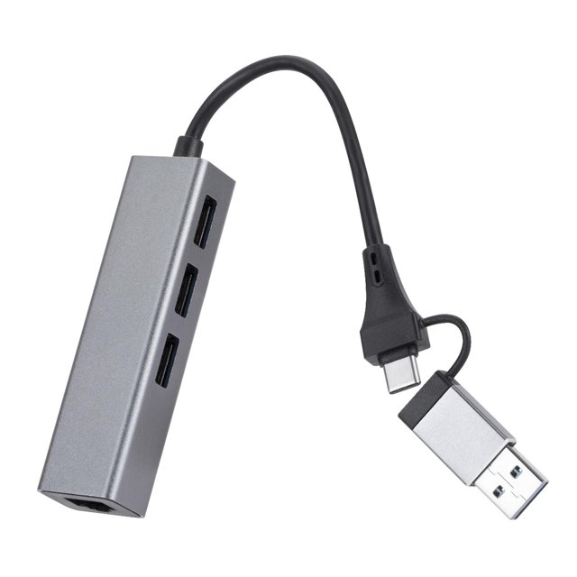Adaptador compacto USB C y USB a , conector convertidor de adaptador de red Gigabit Plug and Play para PC portátil shamjiam Adaptador de red