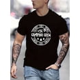 thumbnail image 1 of Camping Crew Print T Shirt, Tees For Men, Casual Short Sleeve T-shirt For Summer, 1 of 5