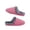 Pink, variant on Women's Cable Knit Slippers House Shoes with Soft Furry Collar, S𝗅ip On Clog Shoes Winter Plush Slides Comfortable Wide Slides Indoor Outdoor Footwear Warm Bedroom Shoes