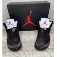 thumbnail image 2 of Ni - ke Ni - ke Air Jordan 5 Retro Satin Bred 136027-006 Men’s Size 9, 2 of 5
