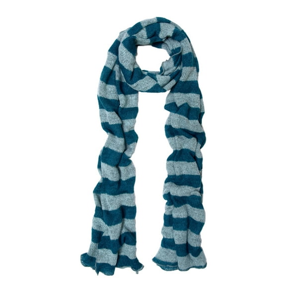 Premium Long Soft Knit Striped Scarf