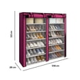 thumbnail image 2 of Estante Zapatero Organizador | Closet Armable para Calzado | Acero inoxidable | Closet para 36 Pares de Calzado | Tela Impermeable, 2 of 5