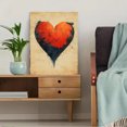 thumbnail image 5 of Qisvanset Framed Canvas Wall Art, 12x16 Inch John Heart Valentine Bible Verse Wall Art, 5 of 5