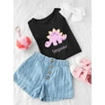 thumbnail image 3 of Kiddie Lineless Stego Dino T-Shirt Toddler -Image by Shutterstock,  3 Toddler, 3 of 4