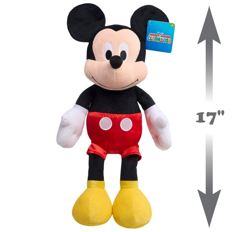 Disney Mickey Mouse 17-Inch Large Plush Stuffed Animal, Toy for