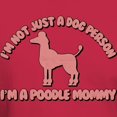 thumbnail image 3 of CafePress - Poodle Mommy Dark T Shirt - Men's Classic Graphic Cotton T-Shirt, 3 of 4