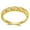 Gold, variant on Seraphina Wedding Band for Women Sterling Silver CZ Anniversary Half Eternity Band Stackable by Ginger Lyne