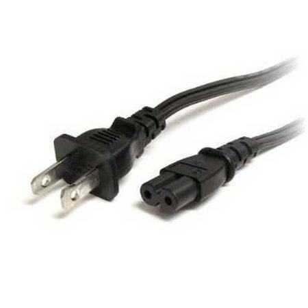 Refurbished StarTech PXT101NB 6 ft Standard Laptop Power Cord - NEMA 1-15P to C7 Refurbished StarTech PXT101NB 6 ft Standard Laptop Power Cord - NEMA 1-15P to C7