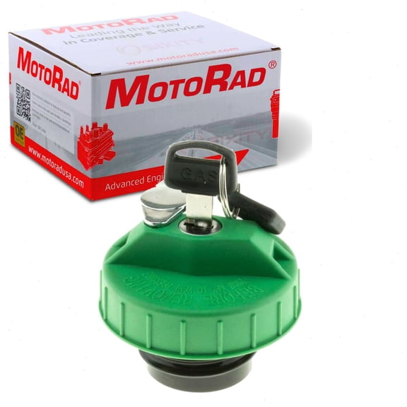 MotoRad Fuel Tank Gas Cap compatible with GMC Sierra 2500 HD 6.6L V8 2001-2012 - locking with key v1