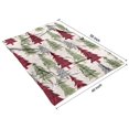 thumbnail image 4 of Multicolor Christmas Tree Pattern Blanket,Comfortable Soft Lamb Wool Throw Blanket,All Season,Warm Lightweight Blankets for Sofa Bed Couch Living Room Chair,40"x50", 4 of 4
