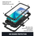 thumbnail image 2 of Dteck Case for Samsung Galaxy S23 Plus,Metal Case with Tempered Screen Protector Military Rugged Heavy Duty Silicone Shockproof Full Body Tough Cover for Galaxy S23+,Black, 2 of 8