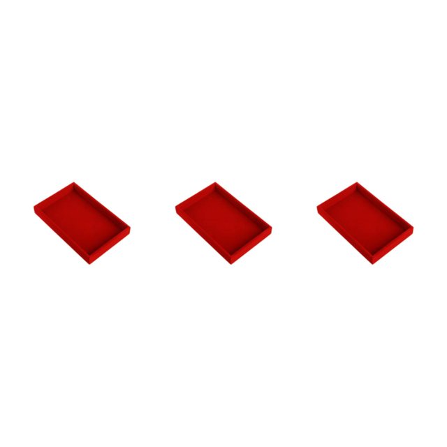Youkk Jewelry Boxs With Large Capacity Organize And Store Jewelry Collection In One Place Compact Big red 3Set