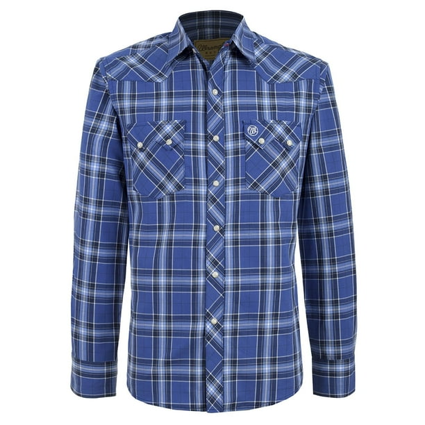 Camisa Vaquera Wrangler Hombre Manga Larga 07B multicolor M