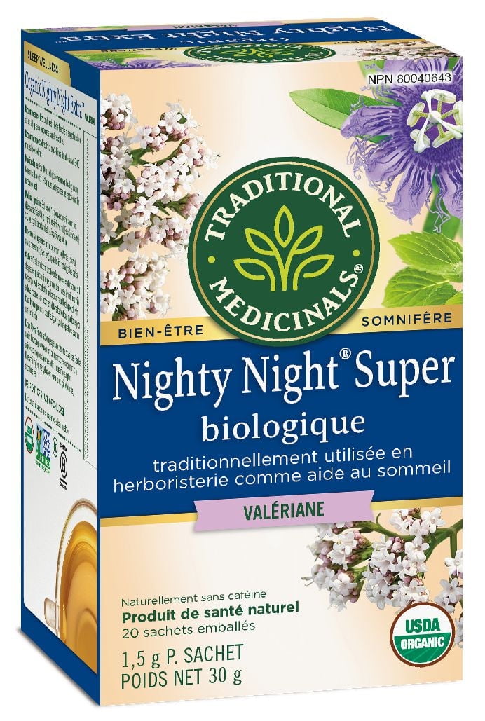 Bonne Nuit Valeriane biologique Traditional Medicinals