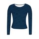 thumbnail image 5 of Xuyuer Long Sleeve Tops for Women Round Neck Floral Blouse Layering Fitted Going Out Top, 5 of 6