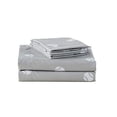 thumbnail image 2 of Chezmoi Collection 4-Piece Kids/Teens Sports Sheet Set - Soft Microfiber Gray White Baseball, Full Size, 2 of 4