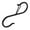Black, variant on Heavy - Duty Silver S Hooks with Buckle: Ideal for Home Storage
