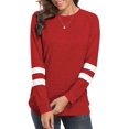 thumbnail image 2 of Sweat-shirts à Manches Longues pour Femmes Pull en Tricot, 2 of 6