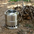 thumbnail image 4 of BIQIANWO Portable Outdoor Camping Stove: Mini, Stainless Steel, Wood Burning - Perfect for Your Next Adventure!, 4 of 9