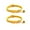 Yellow, variant on 2 Pack Cat Collars with Bells, HOMEIORA Adjustable Soft Pet Collar, Breakaway Cat Collars with Safe Quick Release Buckle for Small Medium Kitty Cats